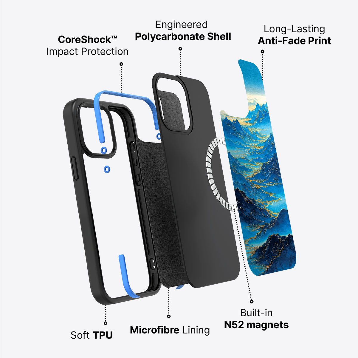 Ethereal Dawn - iPhone 14 Plus Case #case type_core (magsafe)