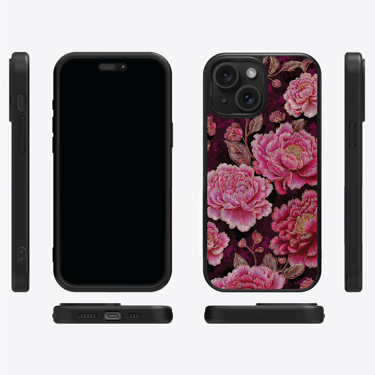 Floral Opulence - iPhone 14 Plus Case #case type_core (magsafe), #case type_core (non magsafe)