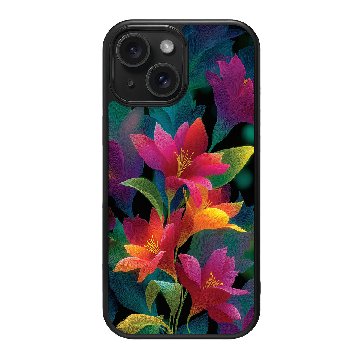 iPhone 14 Plus Case with MagSafe – Jungle Bloom