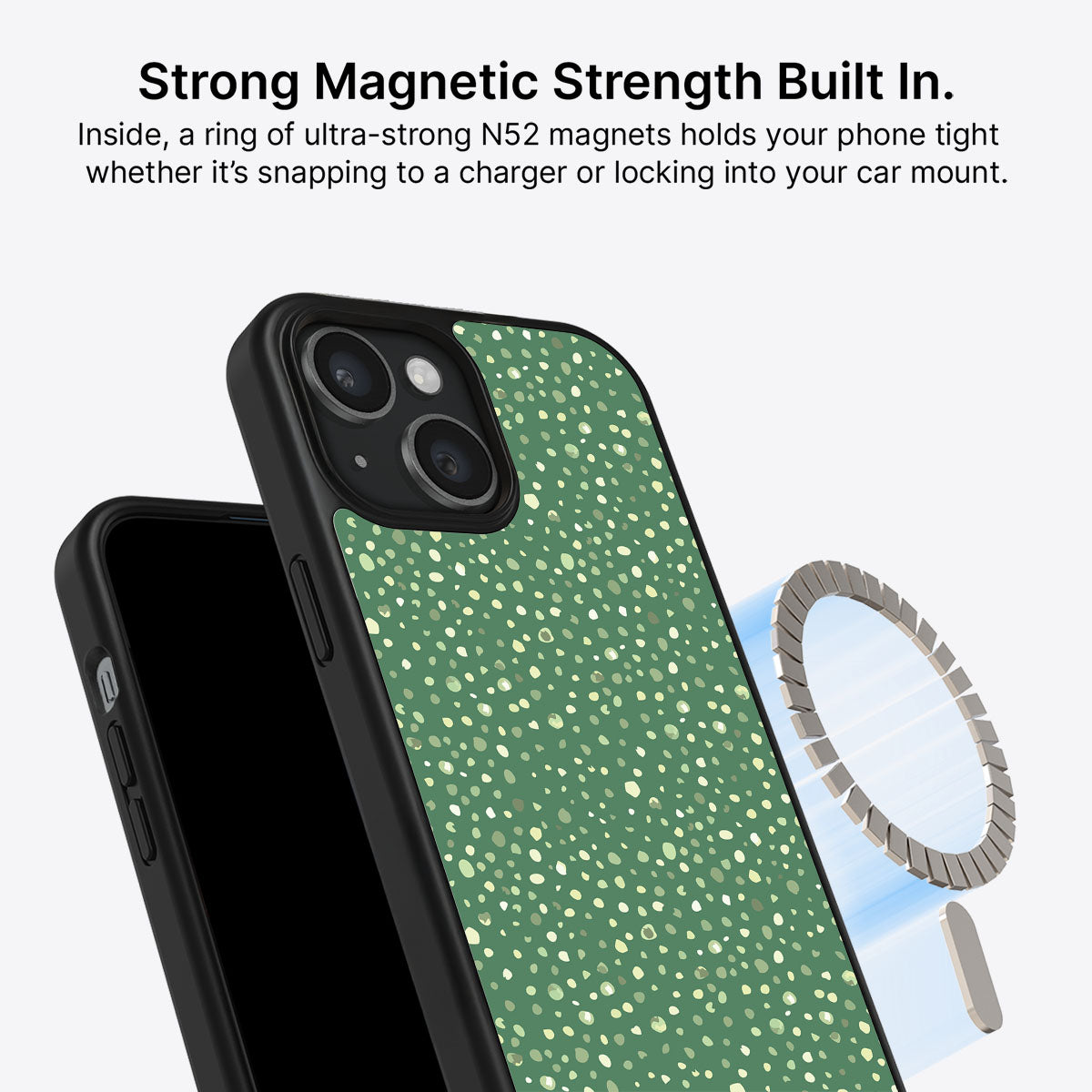 Moss Mosaic - iPhone 14 Plus Case #case type_core (magsafe)