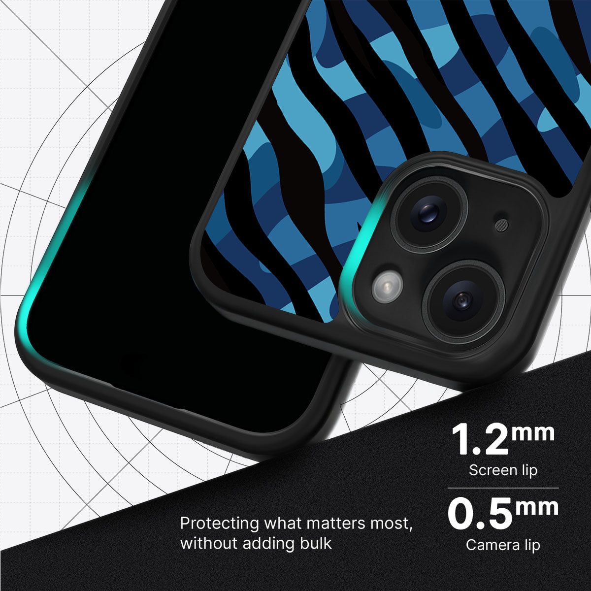 Ocean Camo - iPhone 14 Plus Case, #case type_core (magsafe), #case type_core (non magsafe)