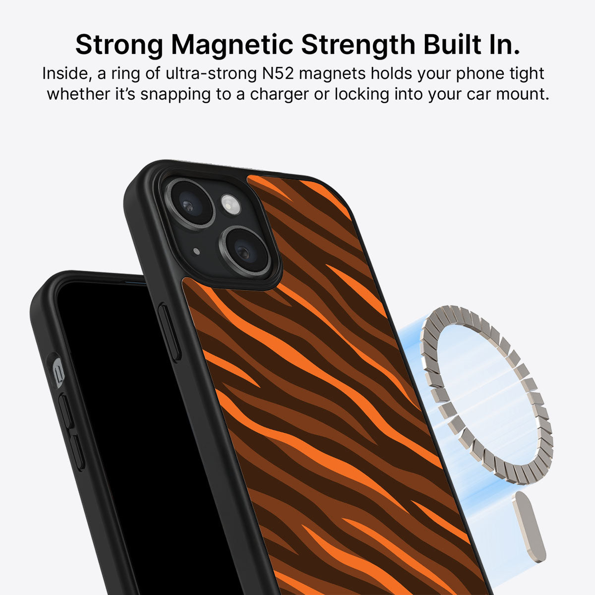 Tiger Trace - iPhone 14 Plus Case #case type_core (magsafe)