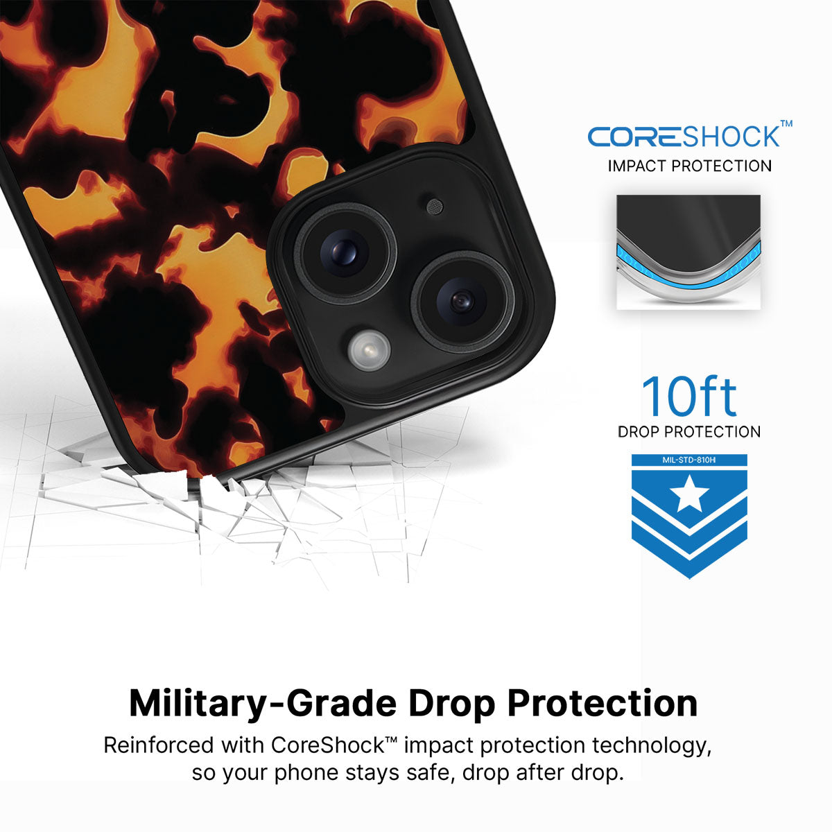 Tortoise Shell - iPhone 14 Plus Case