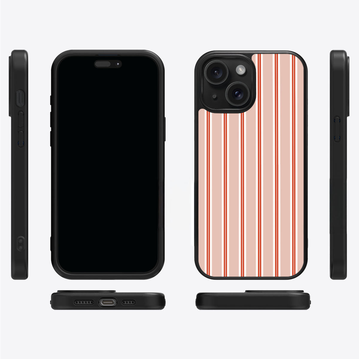 Vermillion Streak - iPhone 14 Plus Case #case type_core (magsafe), #case type_core (non magsafe)