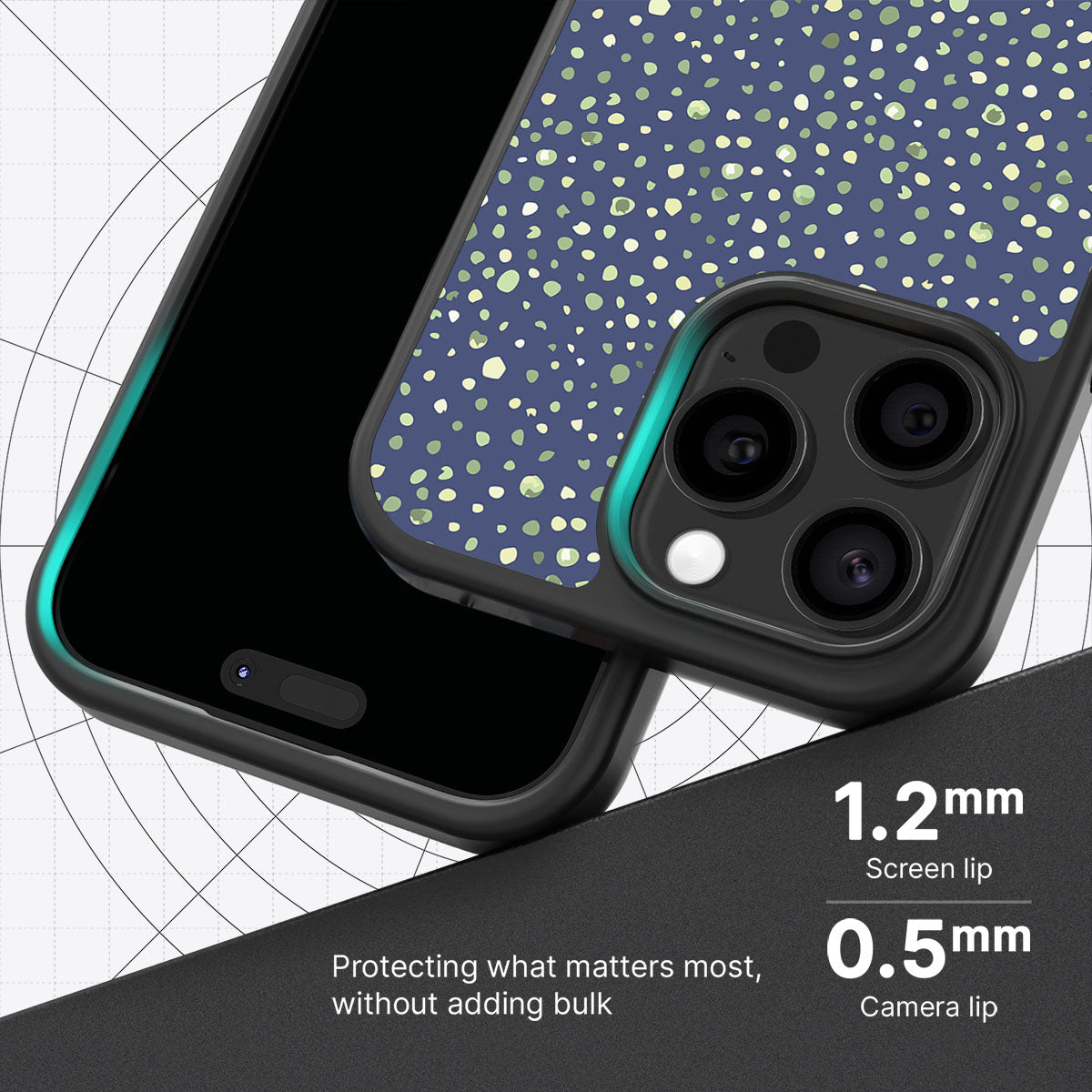 Blue Spring Dew - iPhone 14 Pro Case #case type_core (magsafe), #case type_core (non magsafe)