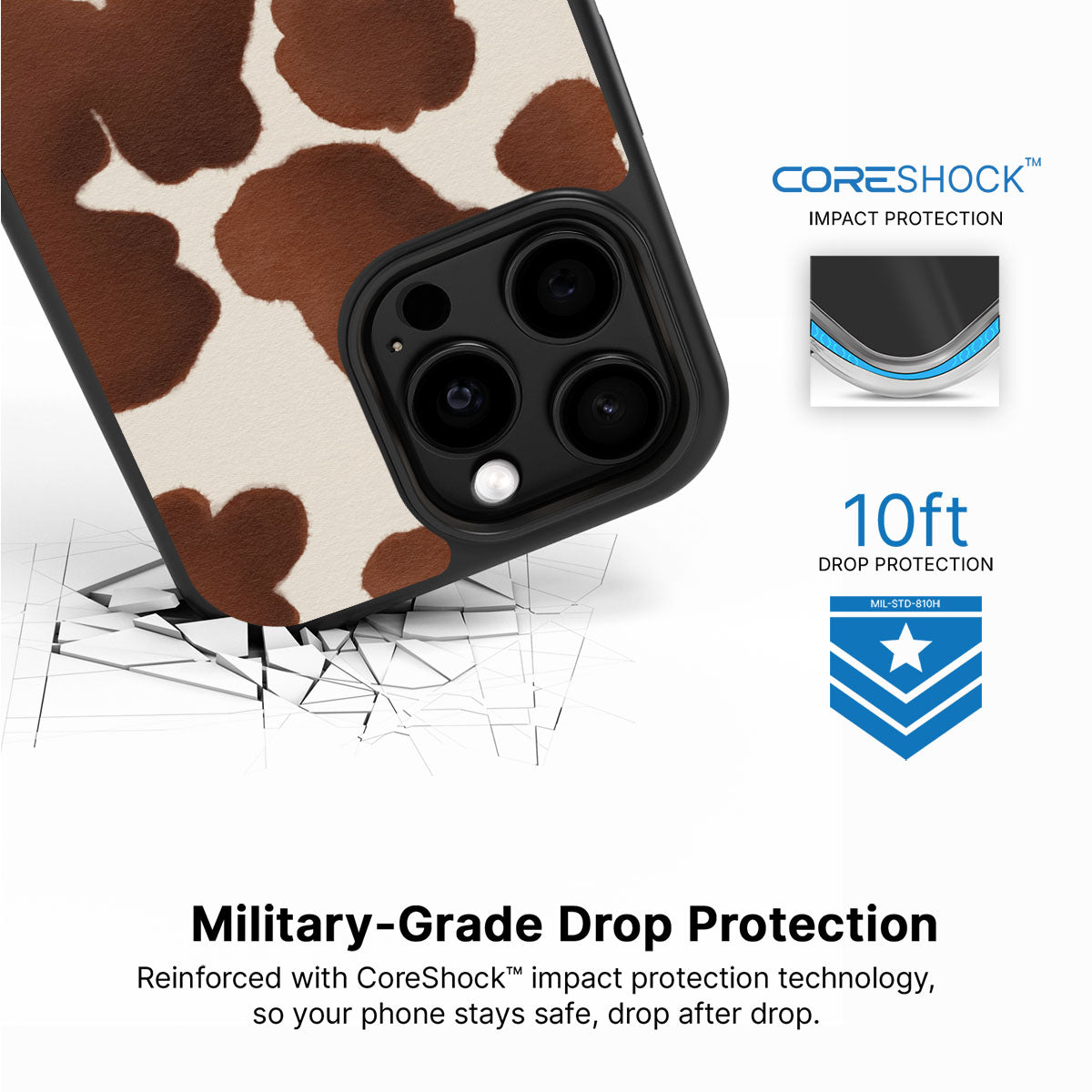 Cocoa Cow - iPhone 14 Pro Case #case type_core (magsafe), #case type_core (non magsafe)