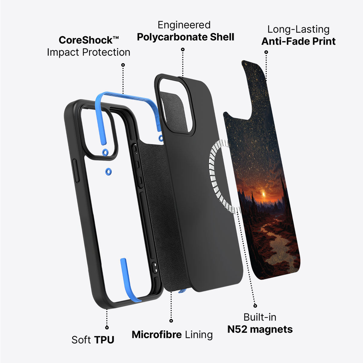 iPhone 14 Pro Case with MagSafe – Desert Dusk