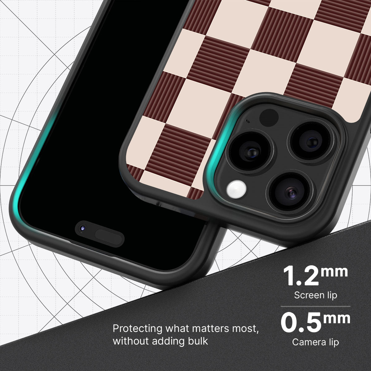 Elegance Espresso - iPhone 14 Pro Case #case type_core (magsafe), #case type_core (non magsafe)