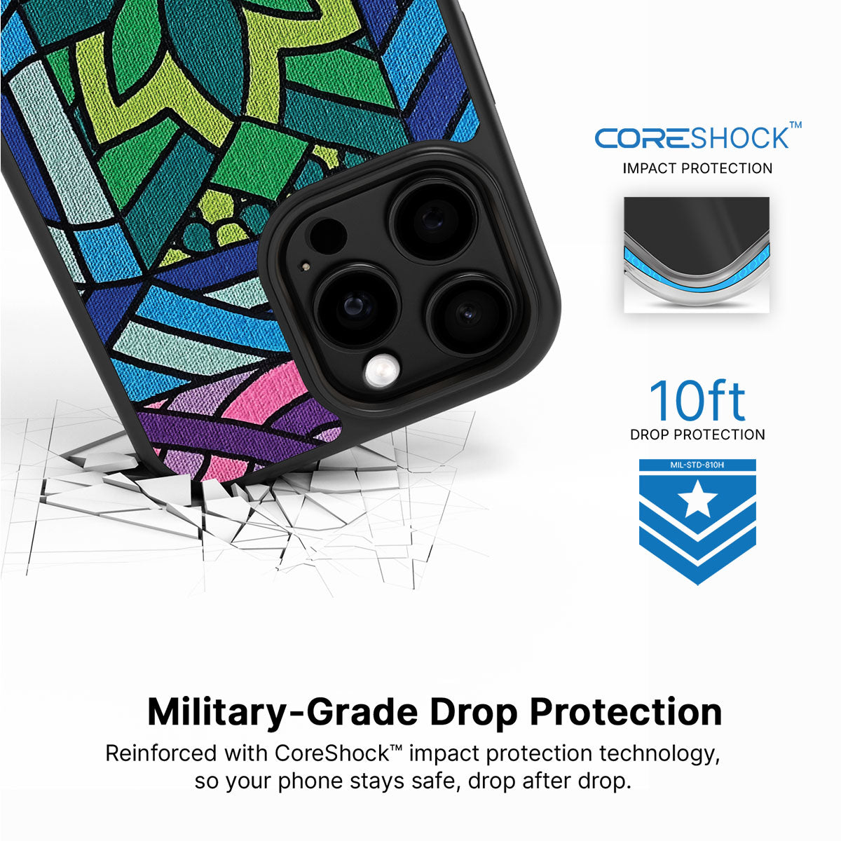 Green Flame - iPhone 14 Pro Case #case type_core (magsafe), #case type_core (non magsafe)