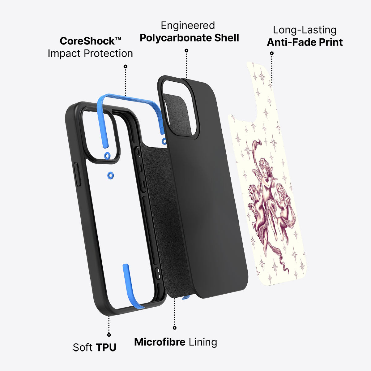 Herald Angels - iPhone 14 Pro Case #case type_core (non magsafe)