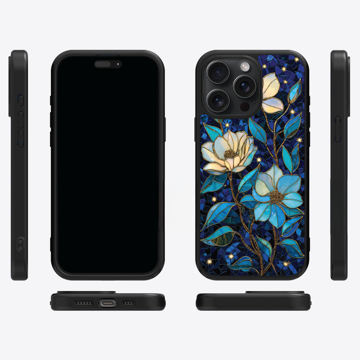iPhone 14 Pro Case with MagSafe – Midnight Magnolia