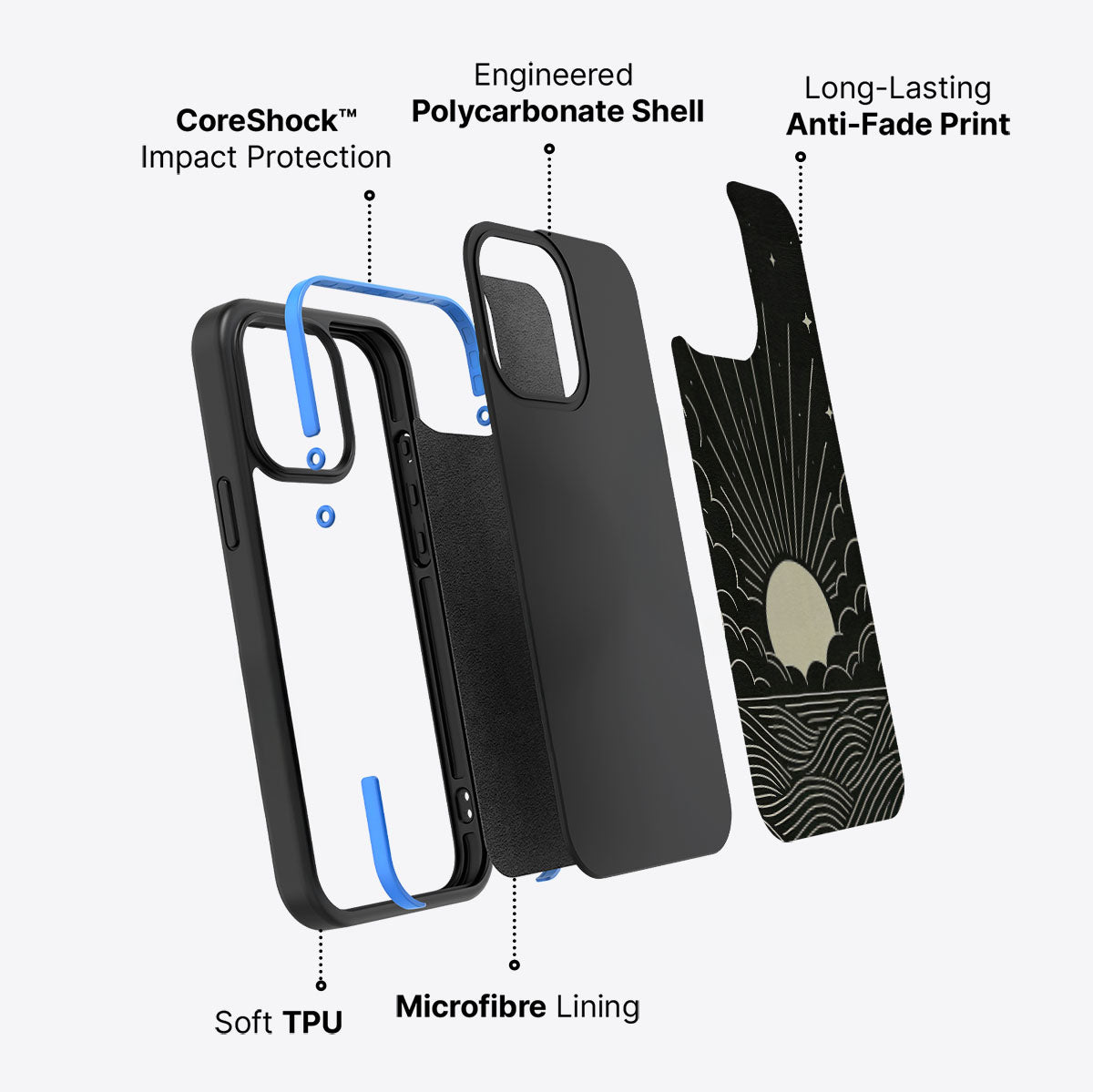 Moon Energy - iPhone 14 Pro Case #case type_core (non magsafe)