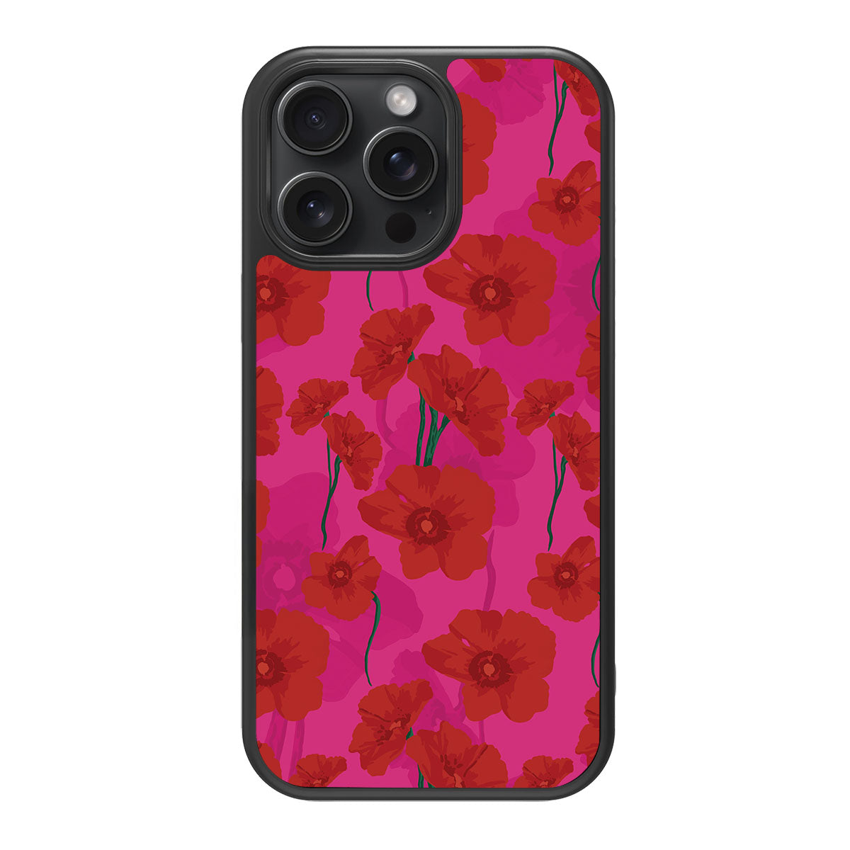 Pink Poppies - iPhone 14 Pro Case #case type_core (magsafe), #case type_core (non magsafe)