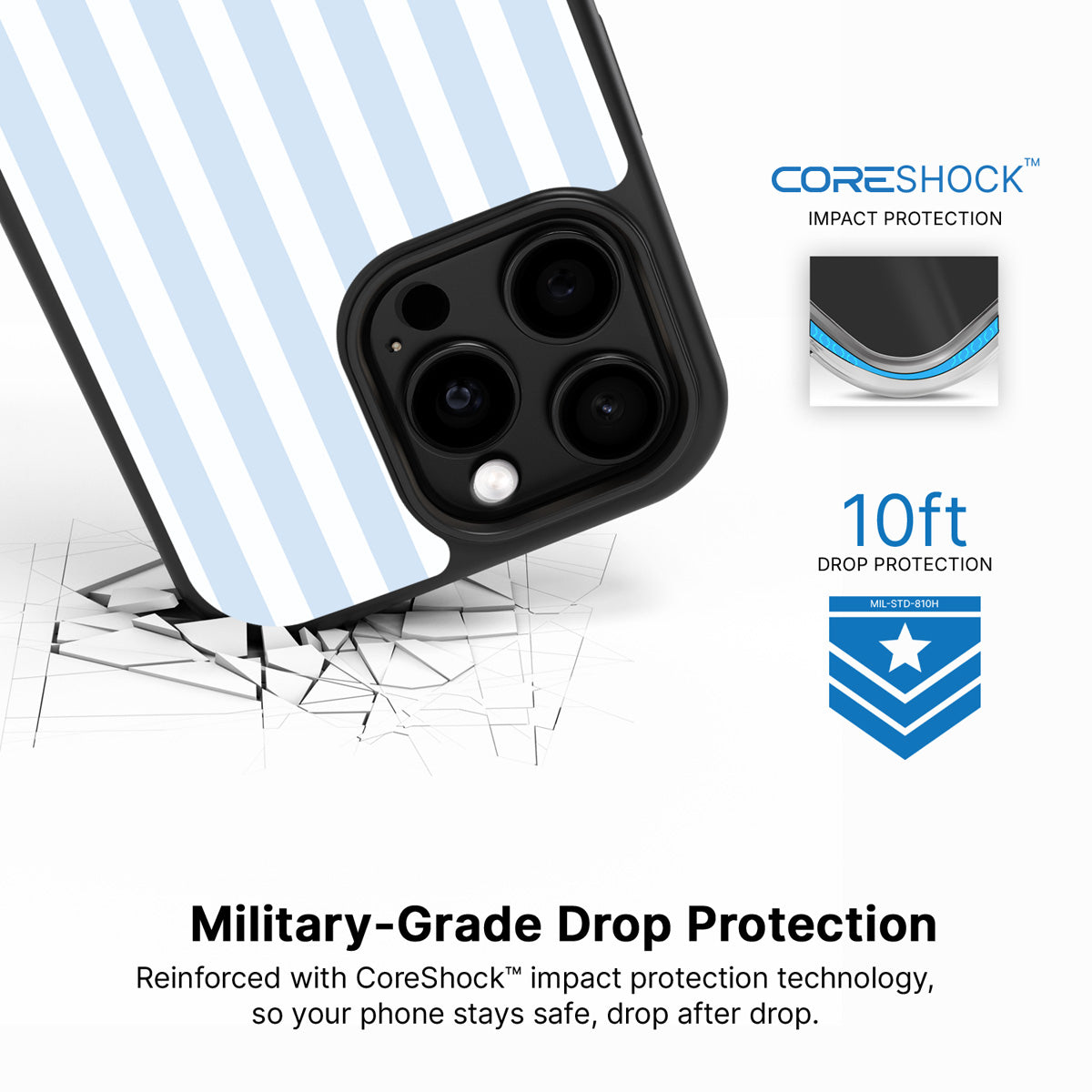Riviera iPhone 14 Pro case with drop protection