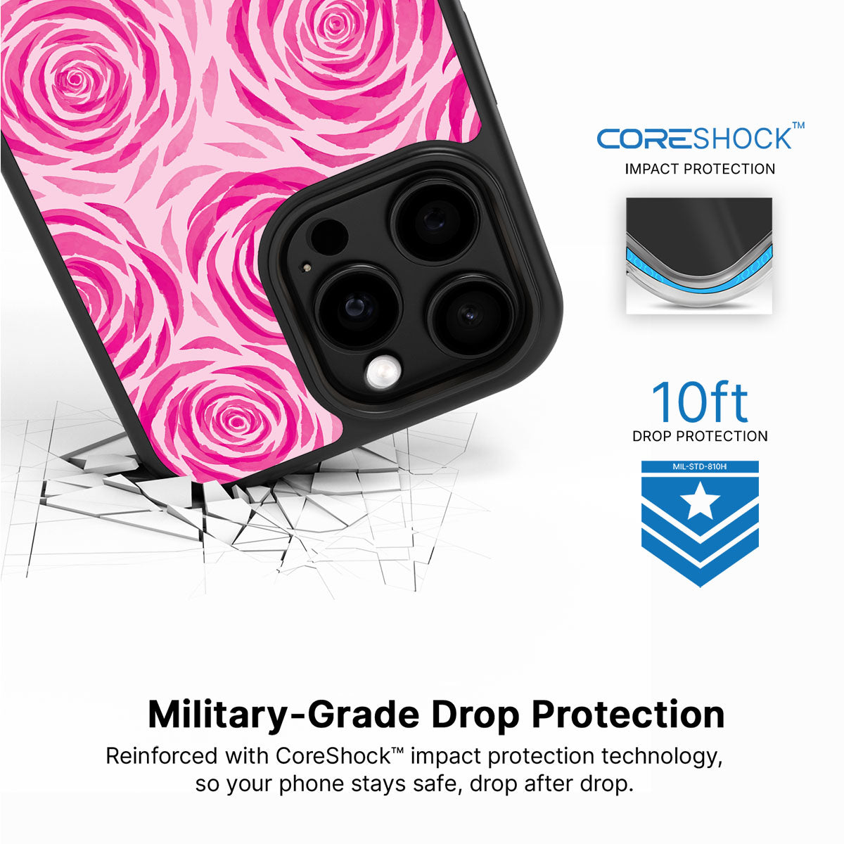 Rosy Reverie - iPhone 14 Pro Case #case type_core (magsafe), #case type_core (non magsafe)