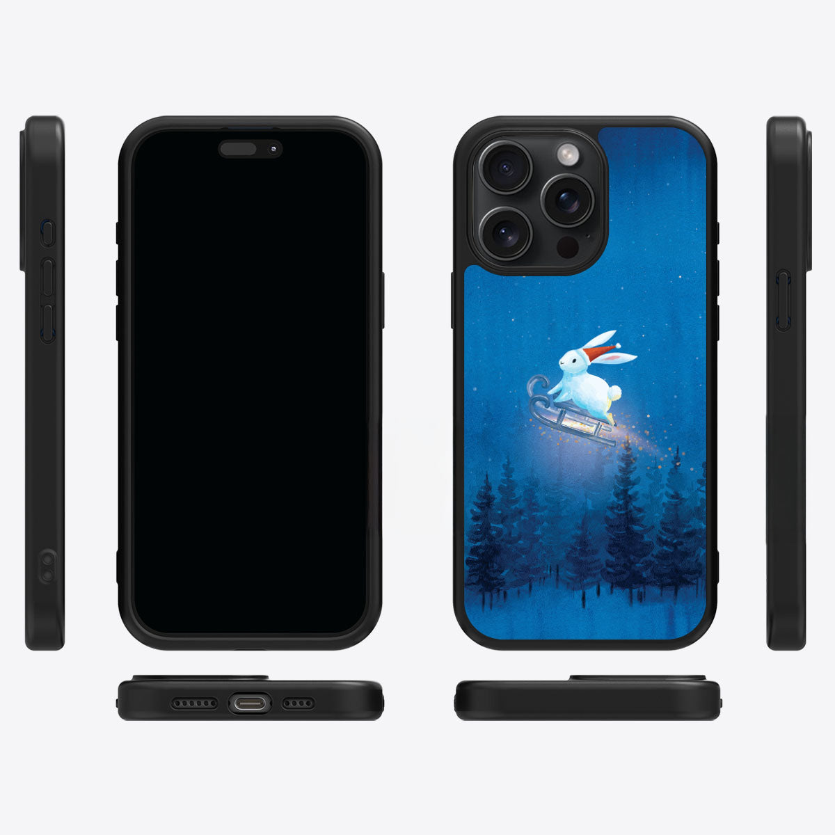 Santa Bunny - iPhone 14 Pro Case #case type_core (magsafe), #case type_core (non magsafe)