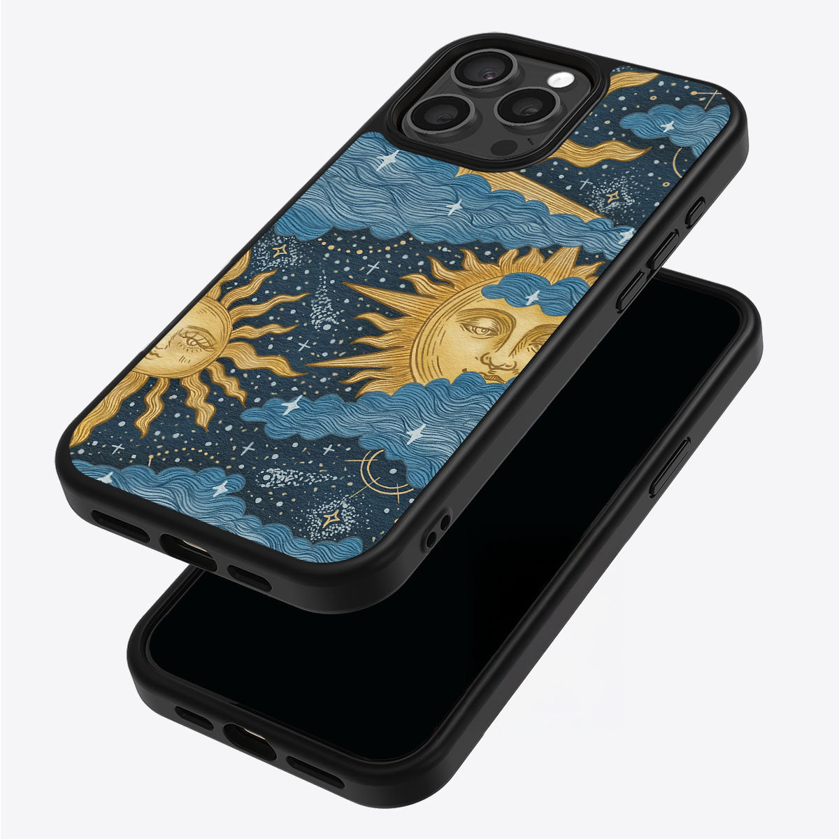 Solar Play iPhone 14 Pro case – back and side view