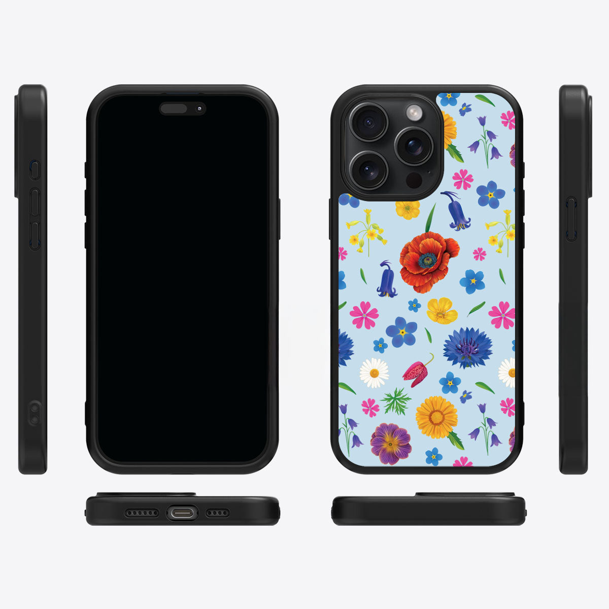 British Wildflowers - iPhone 14 Pro Max Case #case type_core (magsafe), #case type_core (non magsafe)