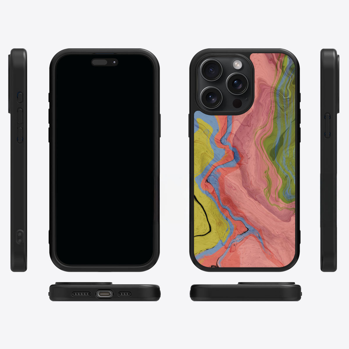 Coloured Rivers - iPhone 14 Pro Max Case, #case type_core (magsafe), #case type_core (non magsafe)