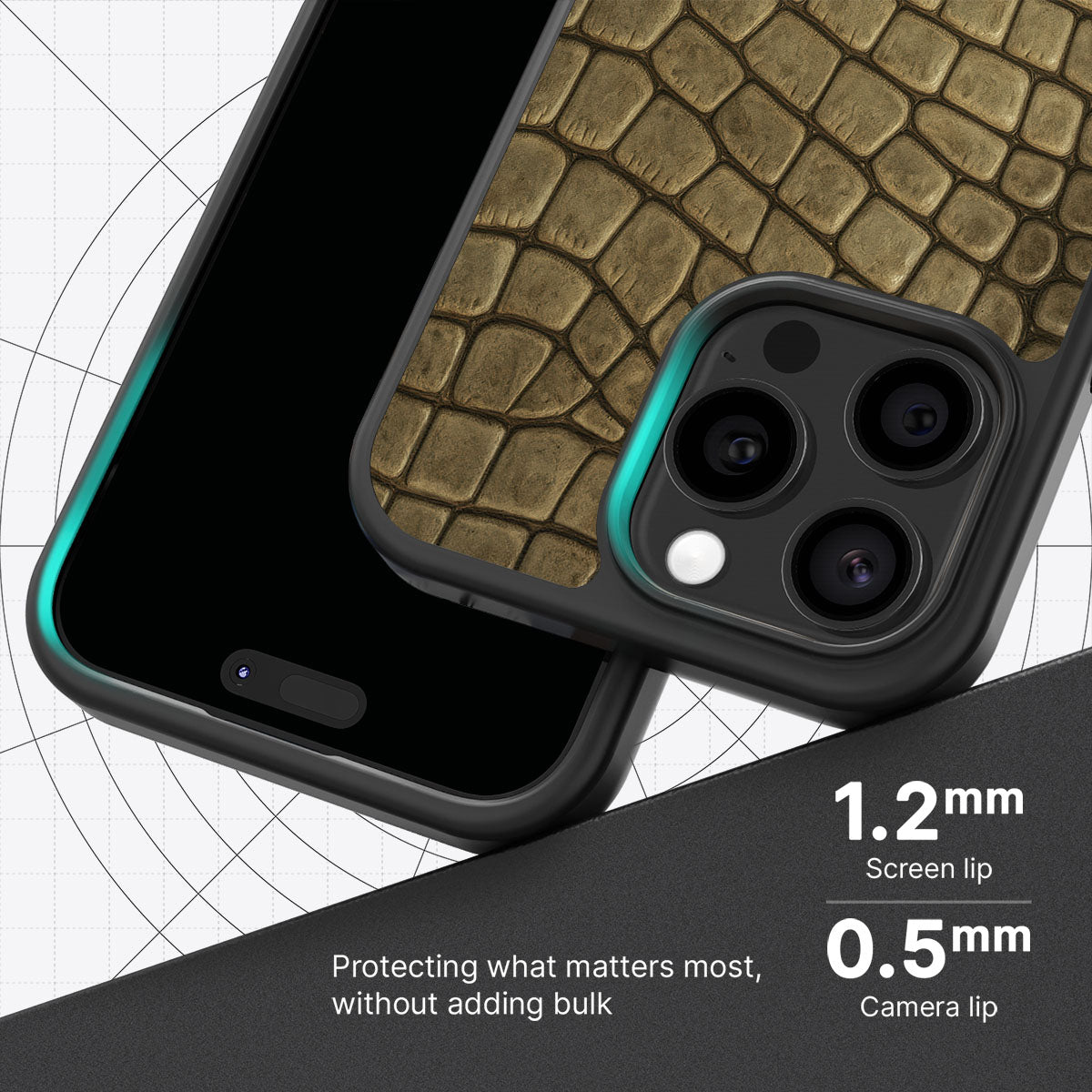 Croc Scales - iPhone 14 Pro Max Case #case type_core (magsafe), #case type_core (non magsafe)
