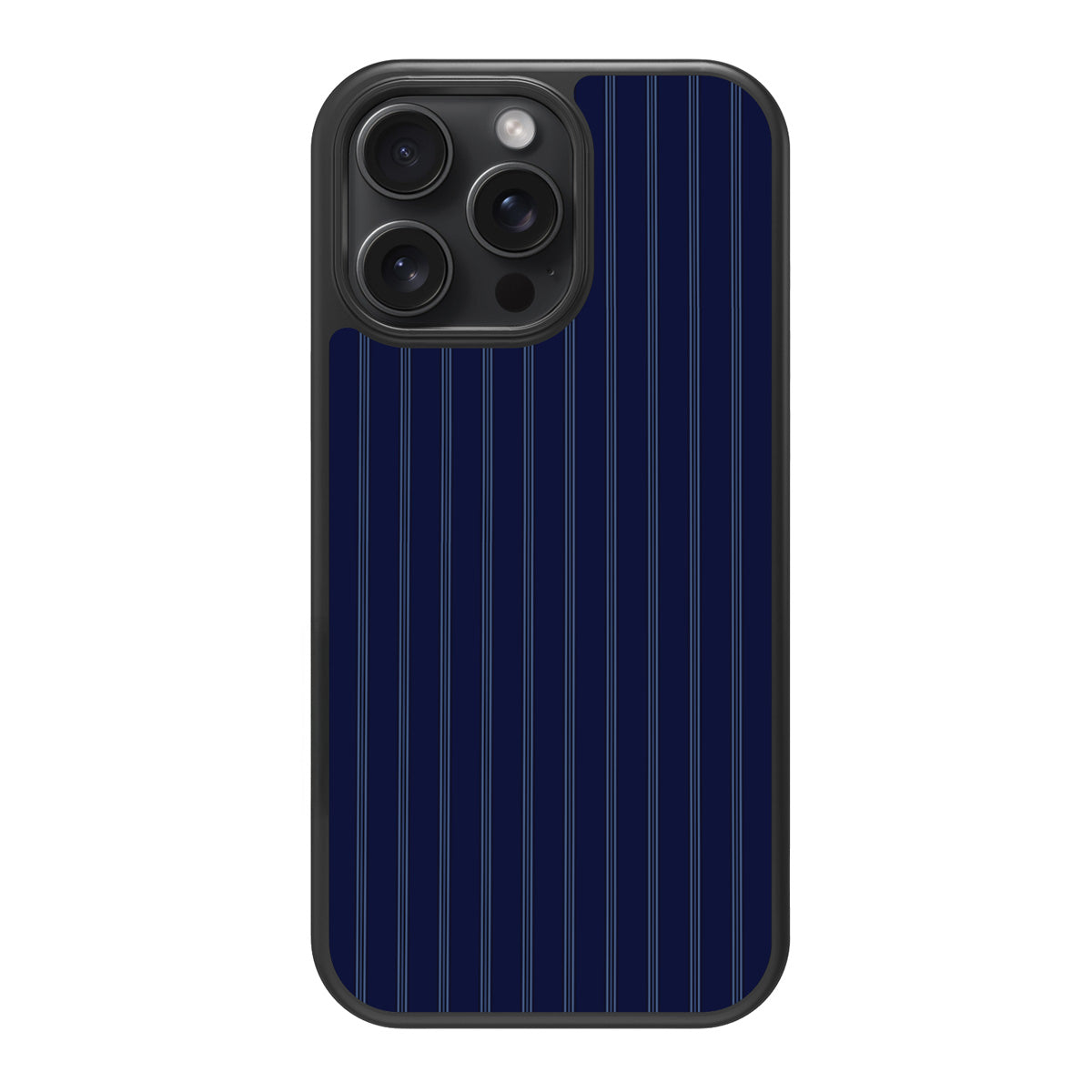 Ink Pinstripe design back view – iPhone 14 Pro Max case