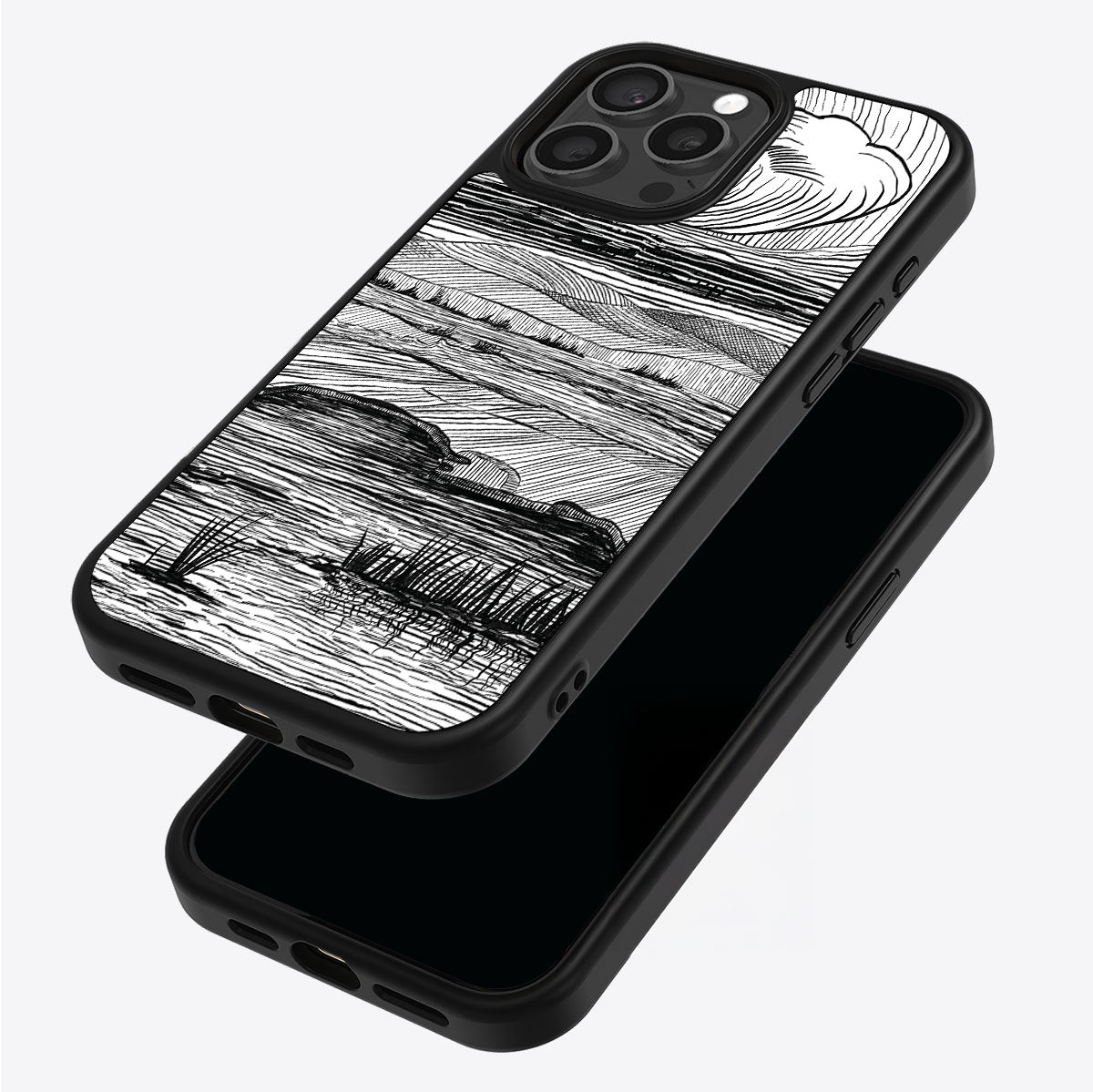 Linear Landscape - iPhone 14 Pro Max Case #case type_core (magsafe), #case type_core (non magsafe)