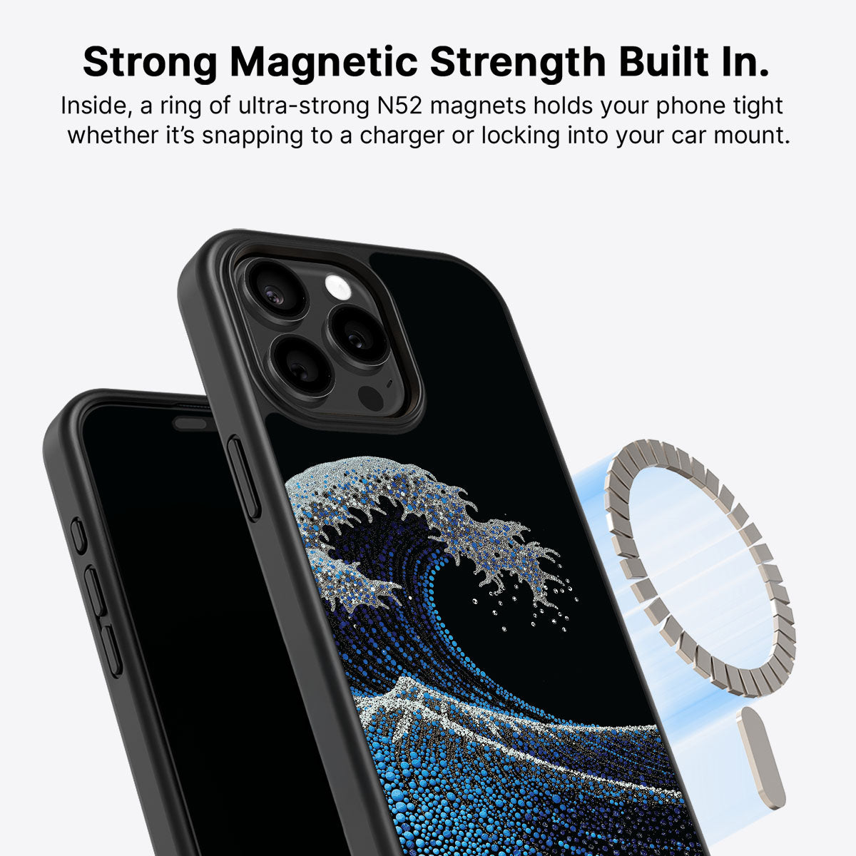 iPhone 14 Pro Max Case with MagSafe – Midnight Tide