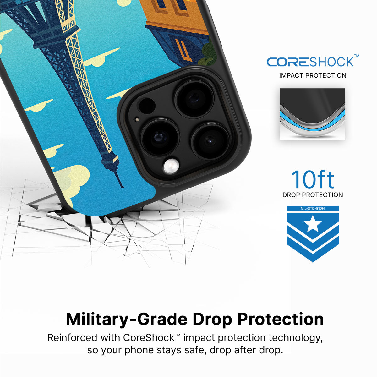 Paris - iPhone 14 Pro Max Case #case type_core (magsafe), #case type_core (non magsafe)