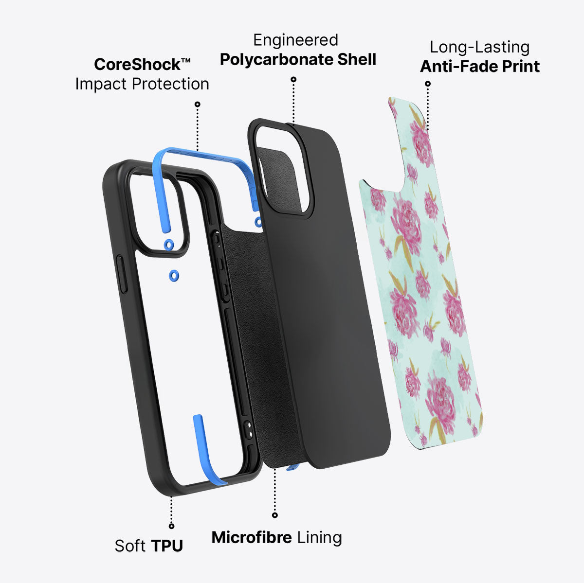 Rose Impressions - iPhone 14 Pro Max Case #case type_core (non magsafe)