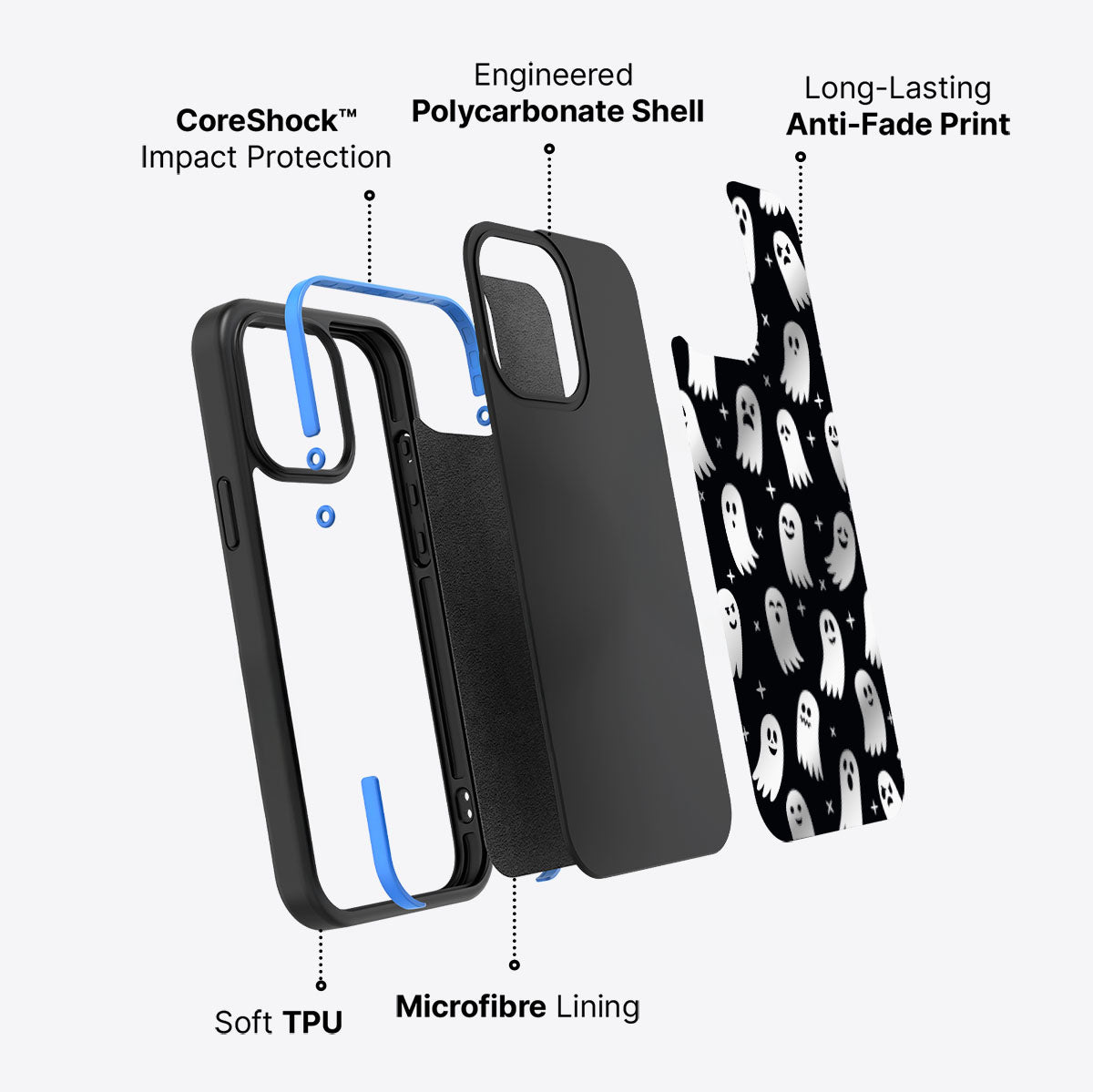 Spooky Spirits - iPhone 14 Pro Max Case #case type_core (non magsafe)