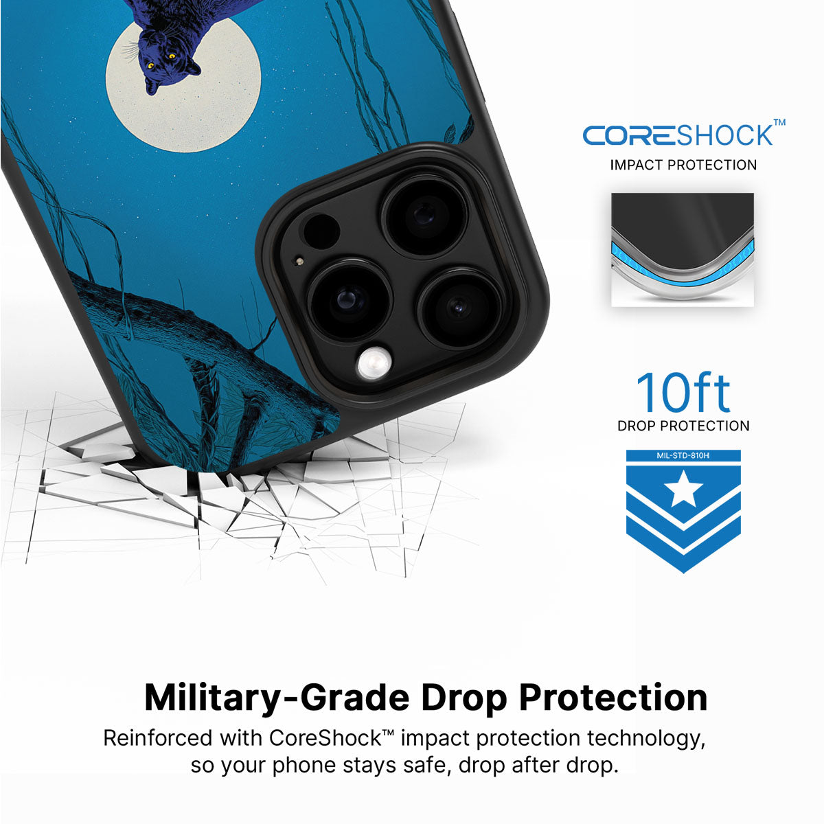 Tropic Panther - iPhone 14 Pro Max Case