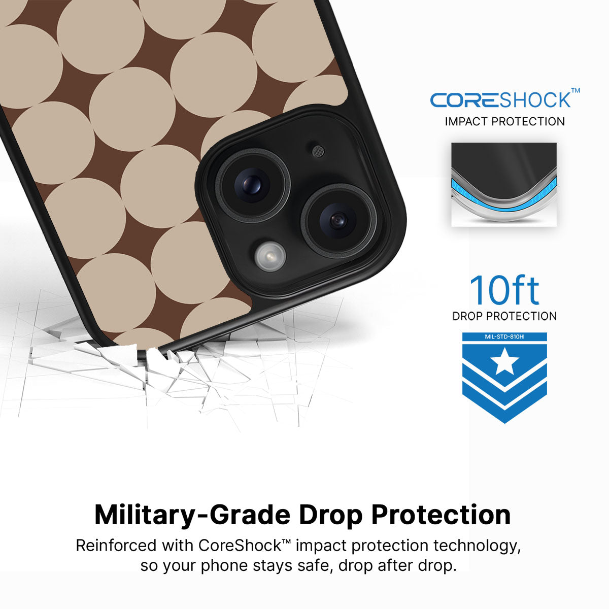 Caffe Latte - iPhone 15 Case #case type_core (magsafe), #case type_core (non magsafe)