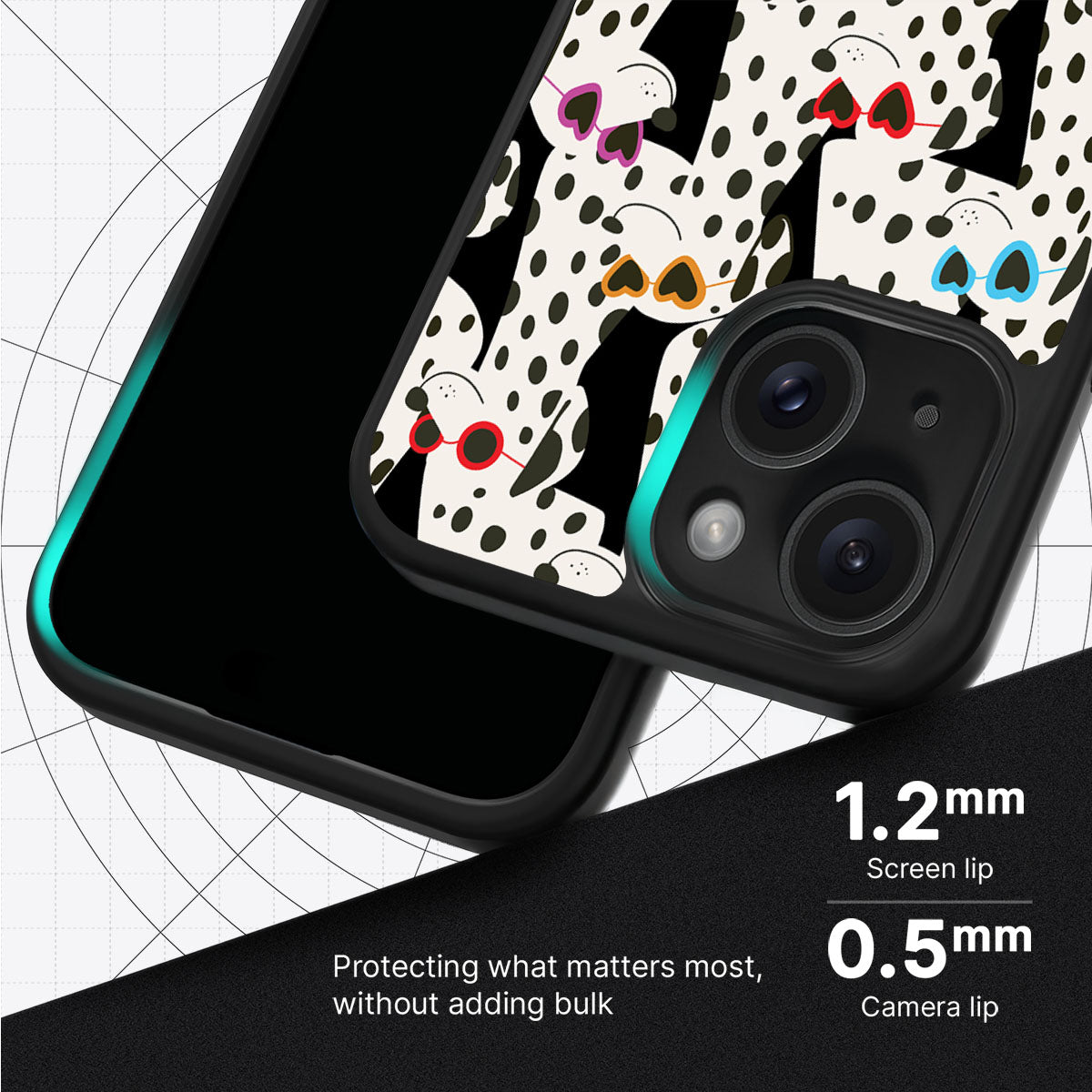 Dalmatian Dog - iPhone 15 Case, #case type_core (magsafe), #case type_core (non magsafe)