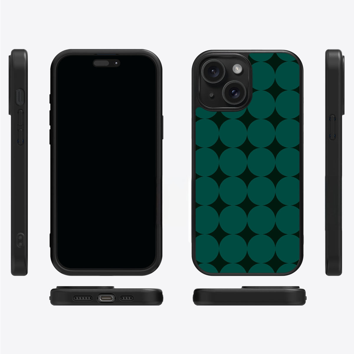 Emerald Bed - iPhone 15 Case #case type_core (magsafe), #case type_core (non magsafe)