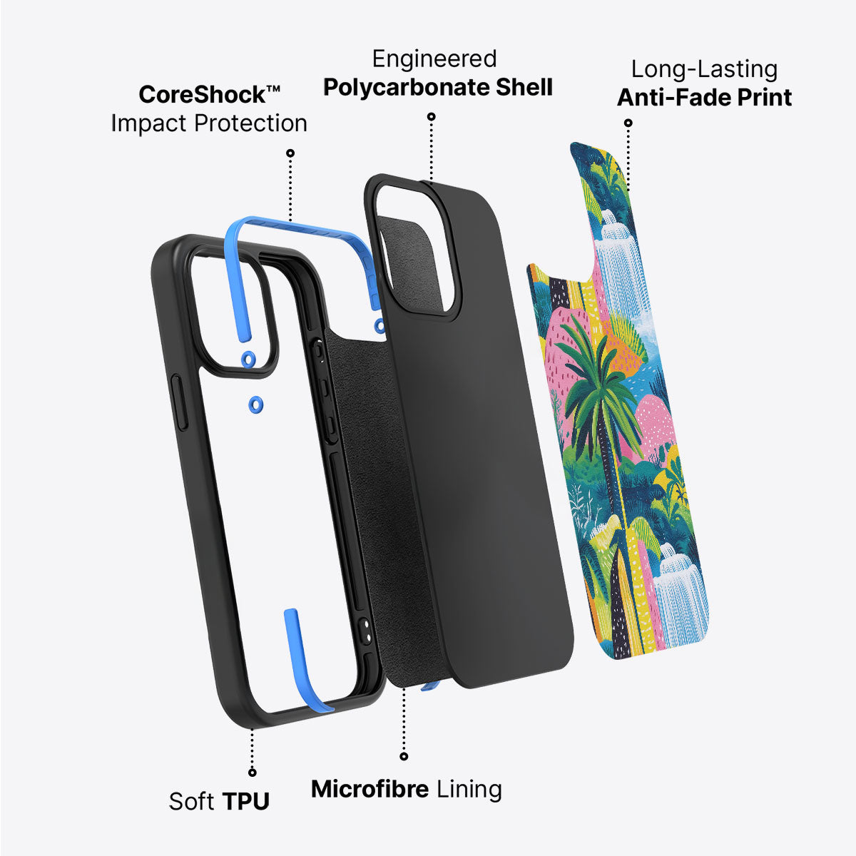 Lively Amazon - iPhone 15 Case #case type_core (non magsafe)