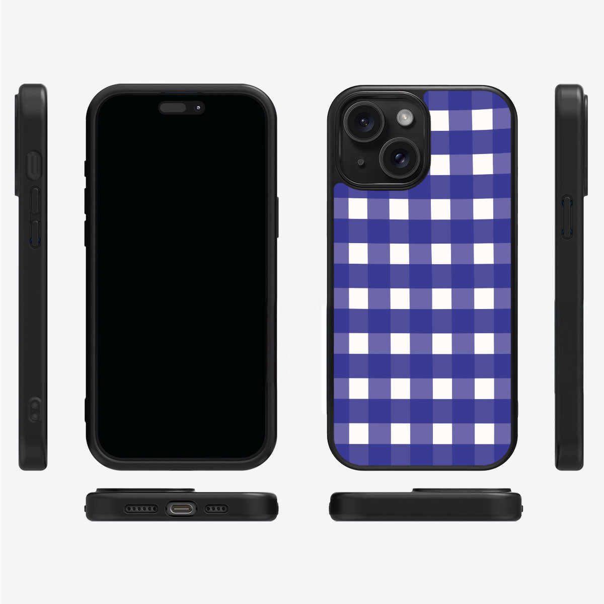 Nautical Grid - iPhone 15 Case
