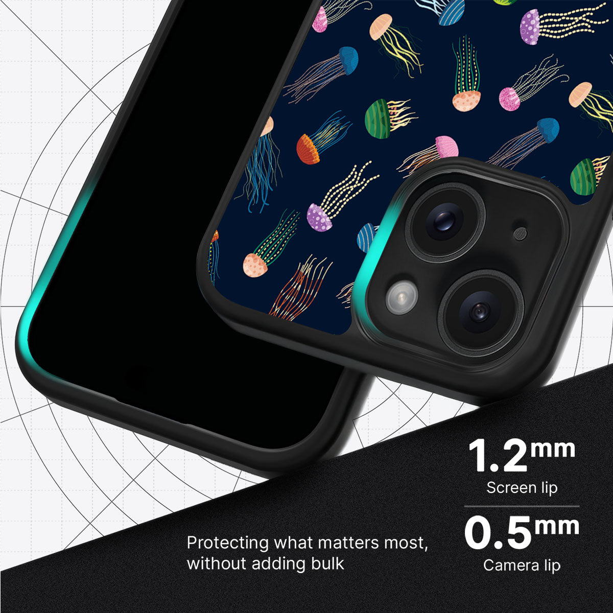 Jellyfish - iPhone 15 Plus Case, #case type_core (magsafe), #case type_core (non magsafe)