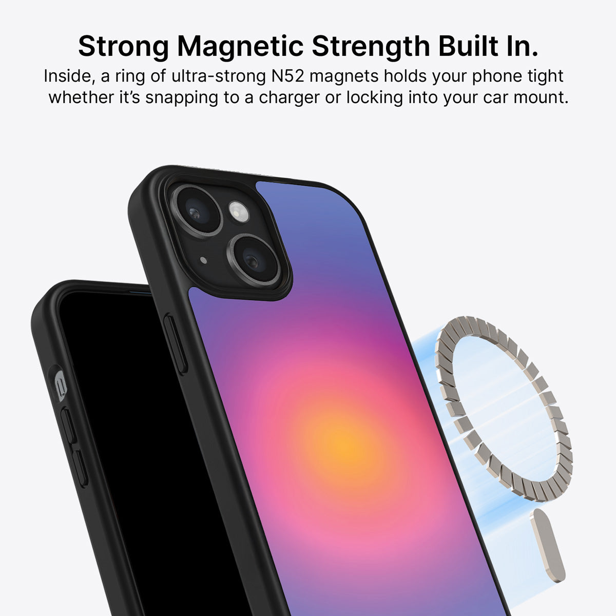 iPhone 15 Plus MagSafe case – Aura Glow design