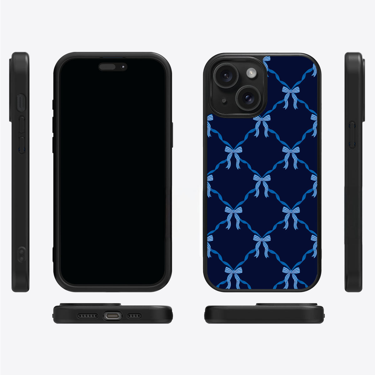 Azure Elegance - iPhone 15 Plus Case