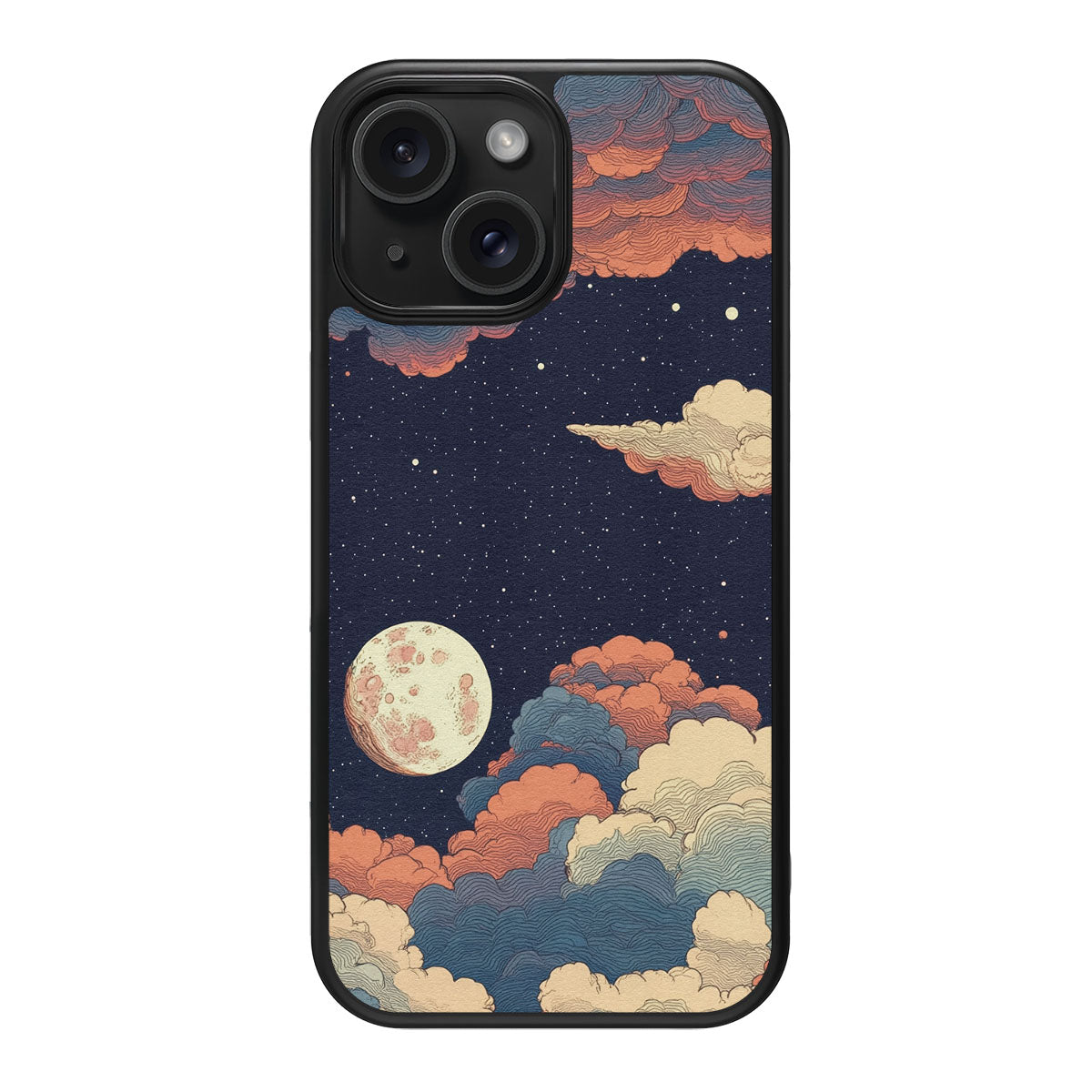 Blushed Moon - iPhone 15 Plus Case #case type_core (magsafe), #case type_core (non magsafe)