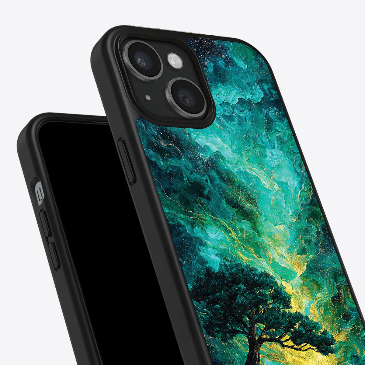 Emerald Storm - iPhone 15 Plus Case #case type_core (non magsafe)