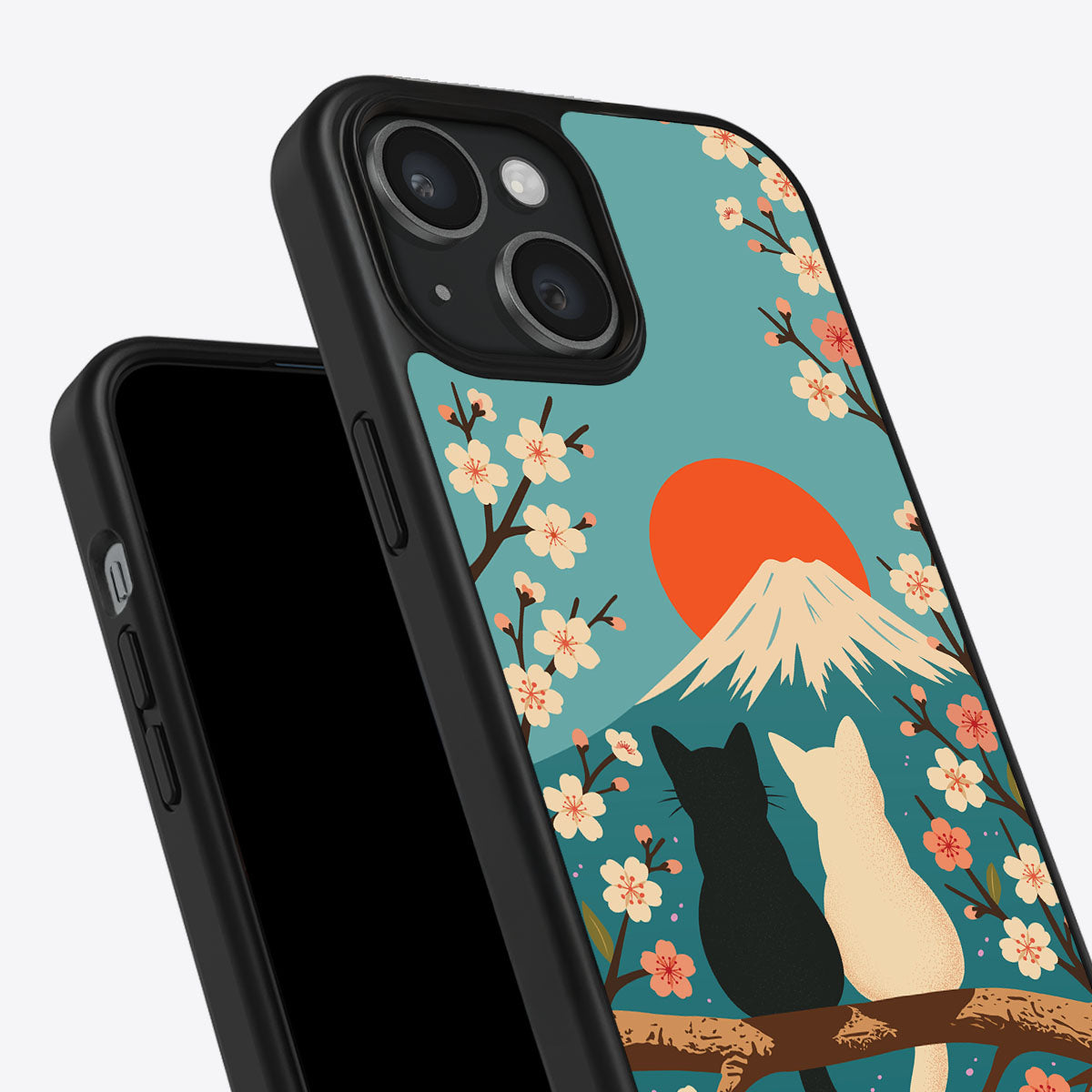 Fuji Cats - iPhone 15 Plus Case
