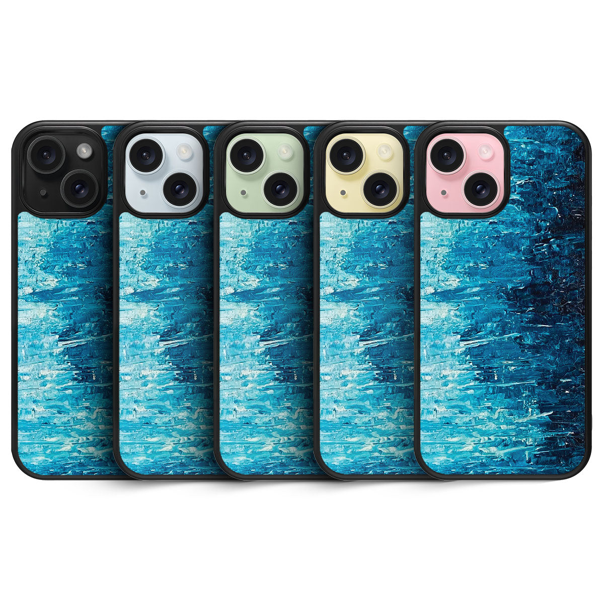 Indigo Impasto - iPhone 15 Plus Case