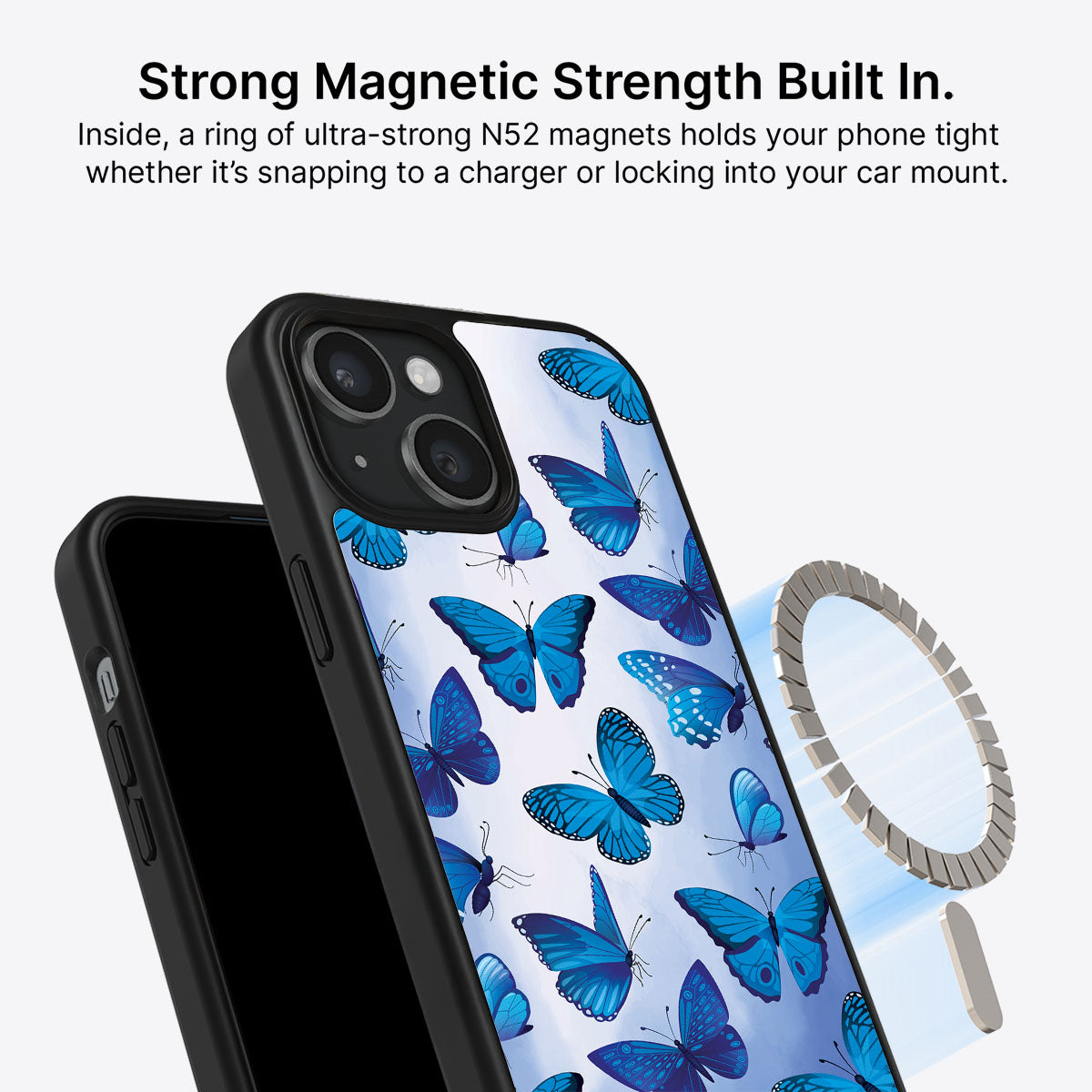Magic Butterflies - iPhone 15 Plus Case