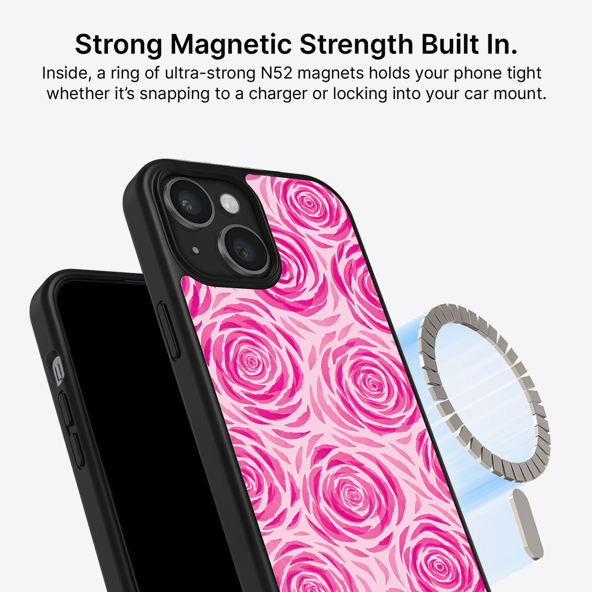 Rosy Reverie - iPhone 15 Plus Case #case type_core (magsafe)