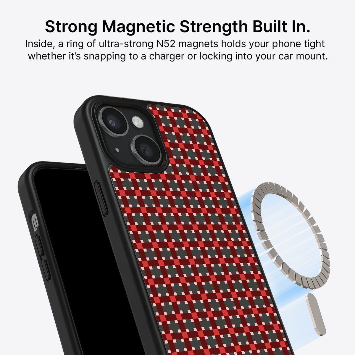 Sea of Rubies - iPhone 15 Plus Case #case type_core (magsafe)