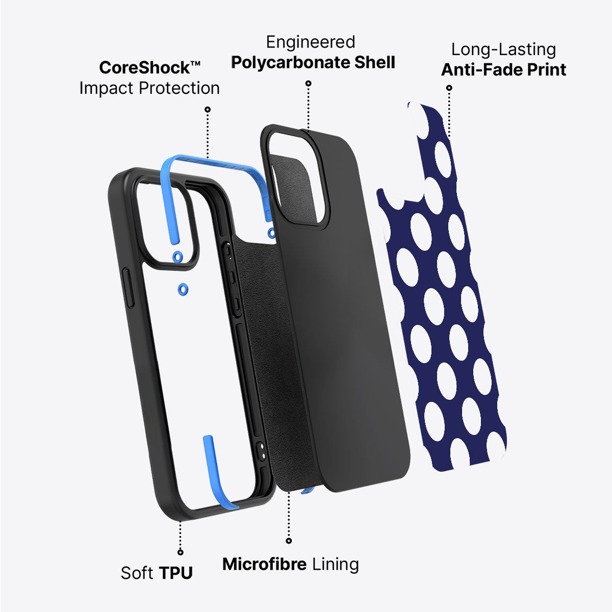 Sighting Moons - iPhone 15 Plus Case #case type_core (non magsafe)