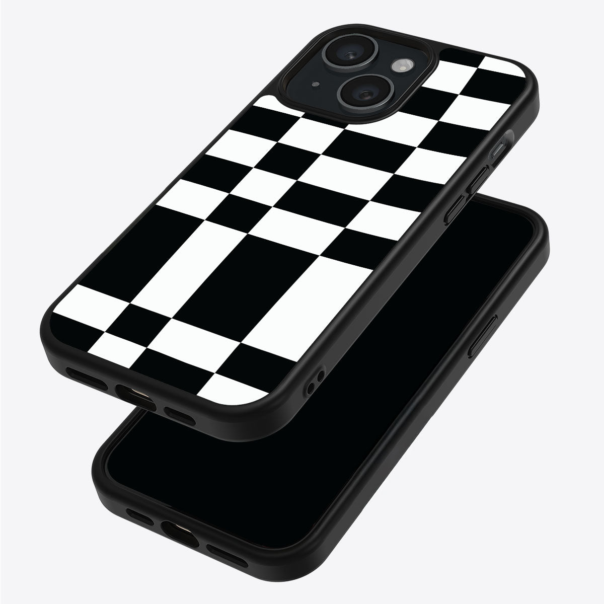 Skewed Checks - iPhone 15 Plus Case #case type_core (magsafe), #case type_core (non magsafe)