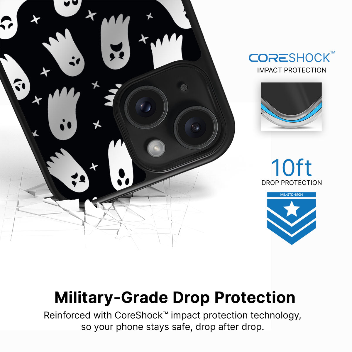 Spooky Spirits - iPhone 15 Plus Case #case type_core (magsafe), #case type_core (non magsafe)