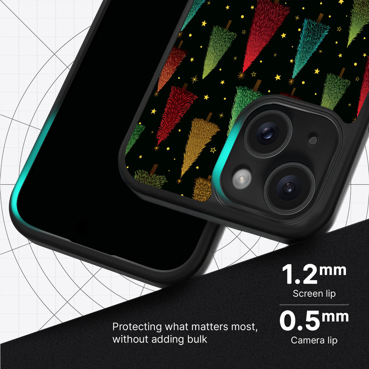 Twilight Trees - iPhone 15 Plus Case #case type_core (magsafe), #case type_core (non magsafe)